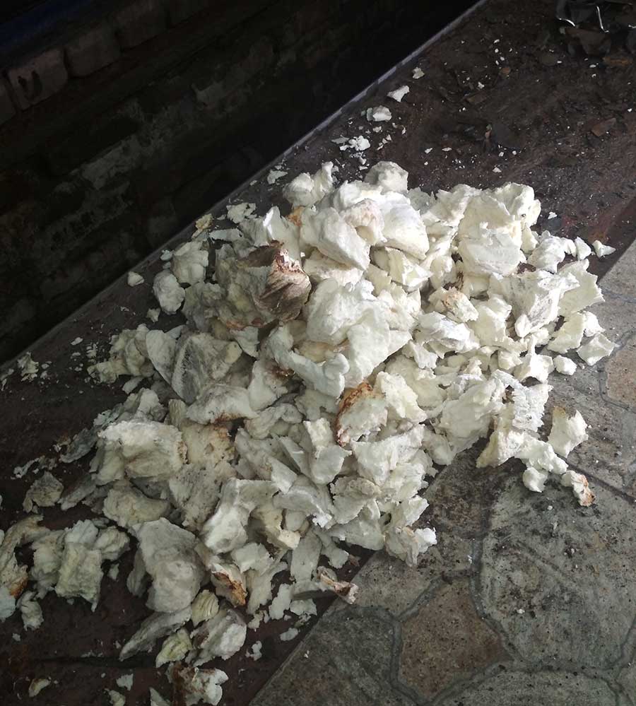 пена в порогах