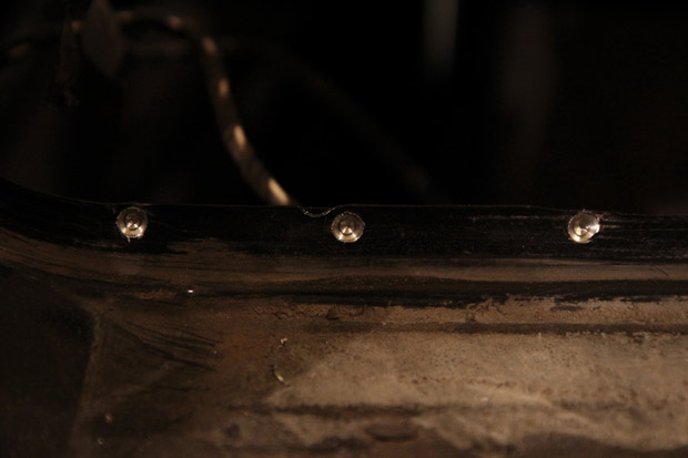 снятие порога сверлением