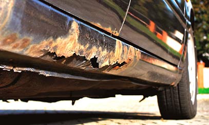 Коррозия порогов автомобиля