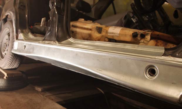 Полная замена порогов